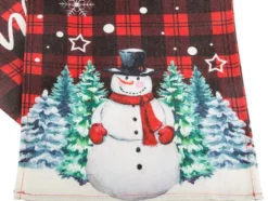 Bordslöpare jul 180 x 32 cm motiv tomte/snögubbe blandade färger