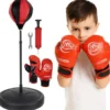 Boxningsset barn med boxningssäck, punchball & handskar, 70-104 cm