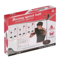 Boxningsset barn med boxningssäck, punchball & handskar, 70-104 cm