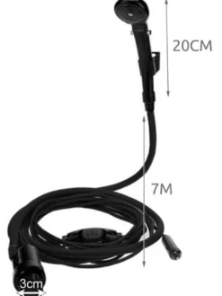 Campingdusch med vattenpump