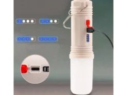 Campinglampa med powerbank och LED-ficklampa