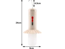 Campinglampa med powerbank och LED-ficklampa