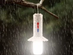 Campinglampa med powerbank och LED-ficklampa