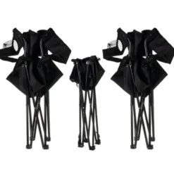 Campingstolar med bord 3-delat set
