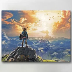Canvastavla Legend of Zelda 40x30 cm