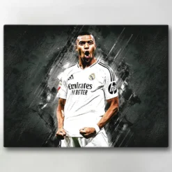 Canvastavla Mbappe 40x30 cm
