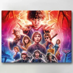 Canvastavla Stranger Things 40x30 cm
