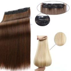Clip-on / Löshår lockigt & rakt 70cm - Flera färger