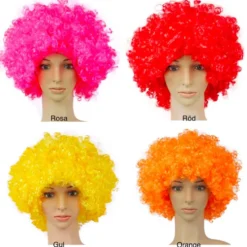 Clownperuk , afroperuk, pride- 10 färger