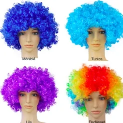 Clownperuk , afroperuk, pride- 10 färger
