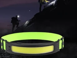 COB LED-huvudlampa / Pannlampa med reflex