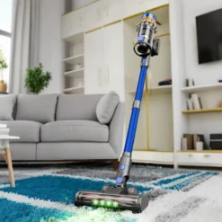 COTAR V22 650W 55000PA Sladdlös Dammsugare Handhållen 5-i-1 Städtillbehör LED-skärm Avtagbart Batteri 60 min Drifttid