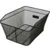 Cykelkorg för bagagebärare i metall svart 41x29 cm universalfäste