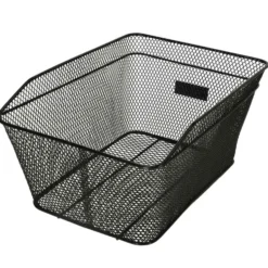 Cykelkorg för bagagebärare i metall svart 41x29 cm universalfäste