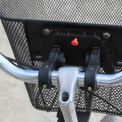 Cykelkorg i metall med snabbkoppling 15 liter