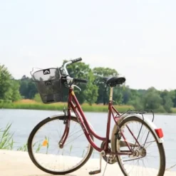 Cykelkorg i metall med snabbkoppling 15 liter