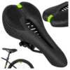 Cykelsadel ergonomisk mjuk stoppning 28x14 cm svart universal