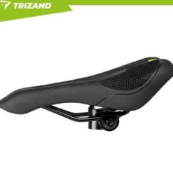 Cykelsadel ergonomisk mjuk stoppning 28x14 cm svart universal
