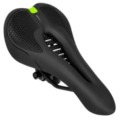 Cykelsadel ergonomisk mjuk stoppning 28x14 cm svart universal