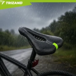 Cykelsadel ergonomisk mjuk stoppning 28x14 cm svart universal