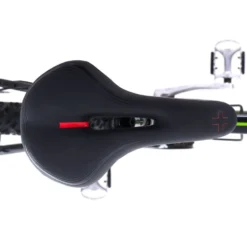 Cykelsadel komfort skum med tryckavlastande öppning svart 27x15,5 cm