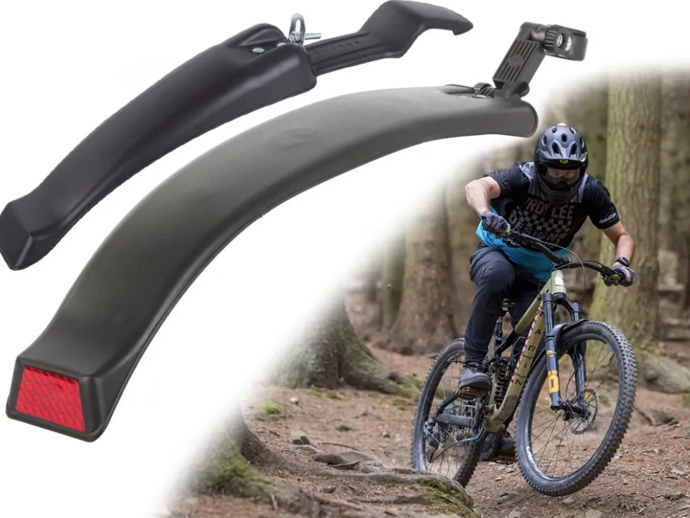 Cykelskärmar fram och bak för MTB 24–28 tum