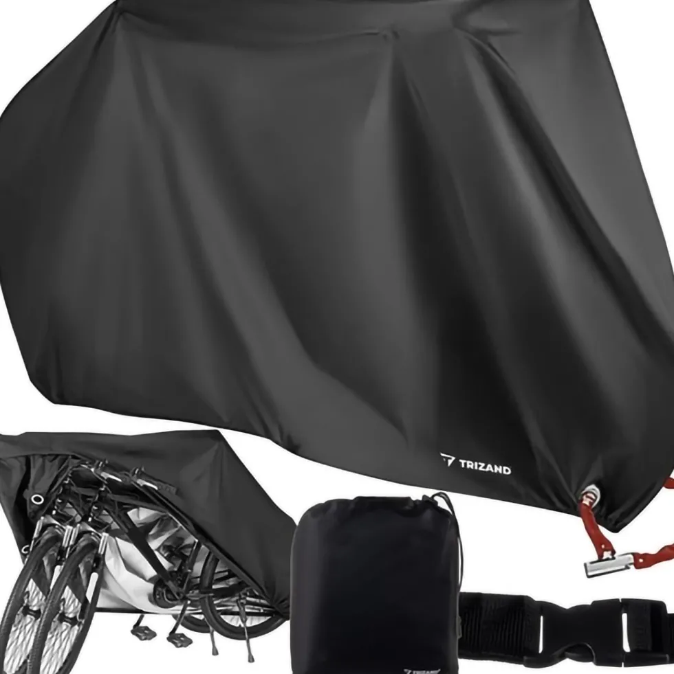 Cykelöverdrag med UV-skydd och förvaringsfodral 190 x 68 cm