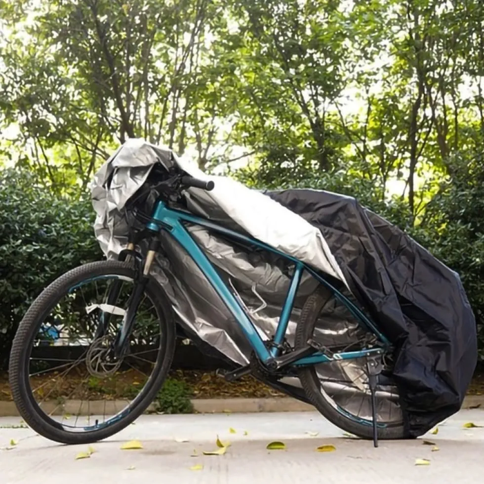Cykelöverdrag med UV-skydd och förvaringsfodral 190 x 68 cm