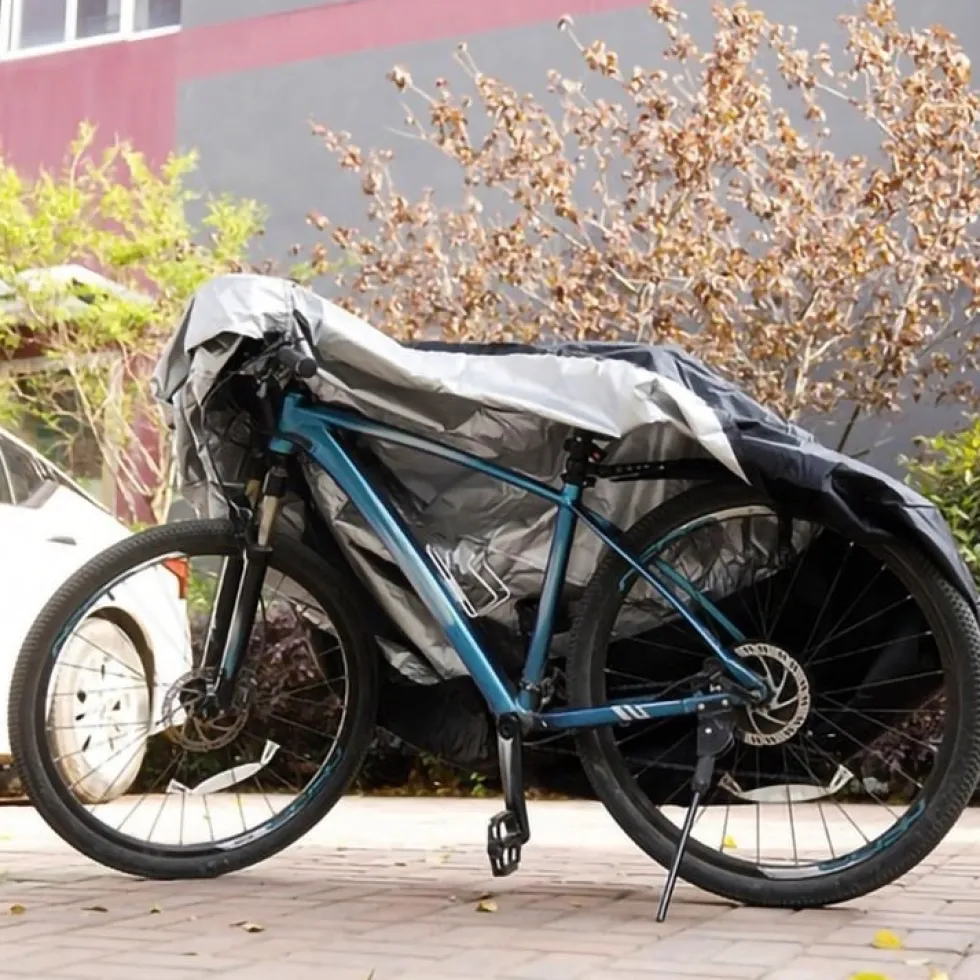 Cykelöverdrag med UV-skydd och förvaringsfodral 190 x 68 cm