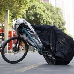 Cykelöverdrag med UV-skydd och förvaringsfodral 190 x 68 cm