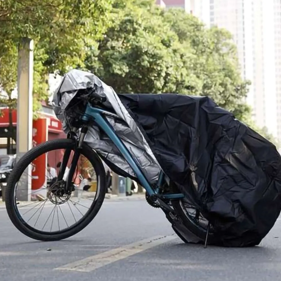 Cykelöverdrag med UV-skydd och förvaringsfodral 190 x 68 cm