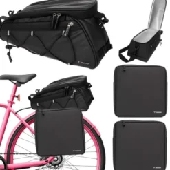 Cykelväskor för pakethållare med termosfunktion 3-pack