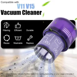 Dammbehållare för Dyson V11 V15 SV14 SV22