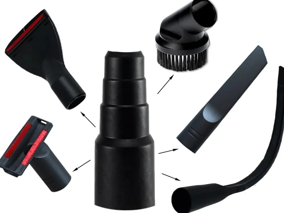 Dammsugarmunstycken med adapter 6-pack