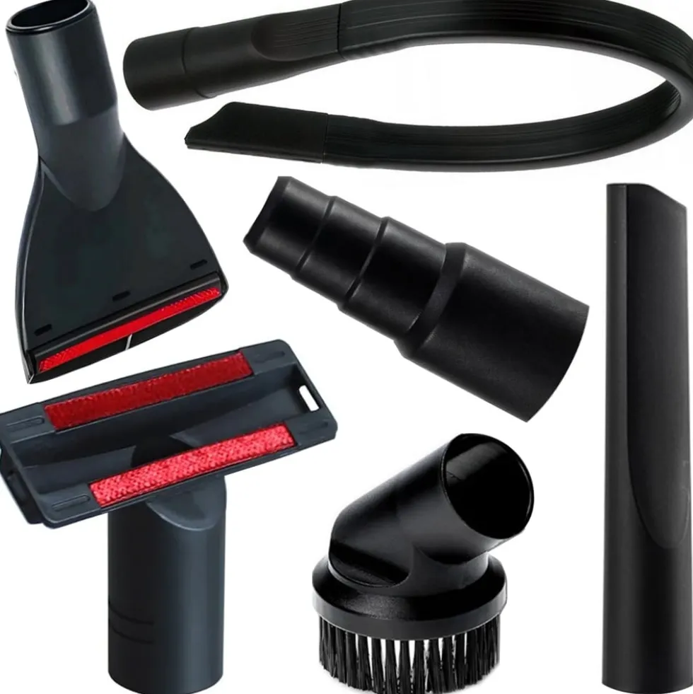 Dammsugarmunstycken med adapter 6-pack