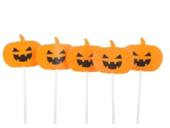 Dekorpinnar med pumpamotiv 5-pack
