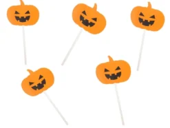Dekorpinnar med pumpamotiv 5-pack