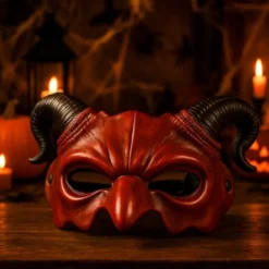 Demonmask / Djävulsmask med horn