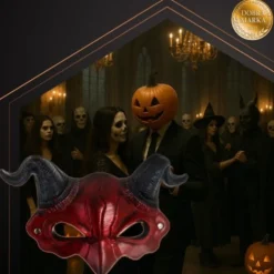 Demonmask / Djävulsmask med horn