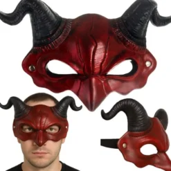Demonmask / Djävulsmask med horn