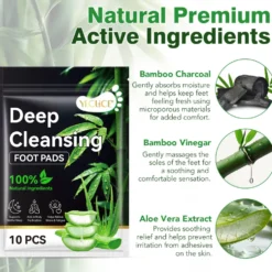 Detox Fotplåster 40-pack Deep Cleansing Foot Pads Fotmask
