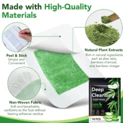 Detox Fotplåster 40-pack Deep Cleansing Foot Pads Fotmask