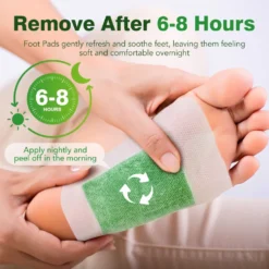 Detox Fotplåster 40-pack Deep Cleansing Foot Pads Fotmask