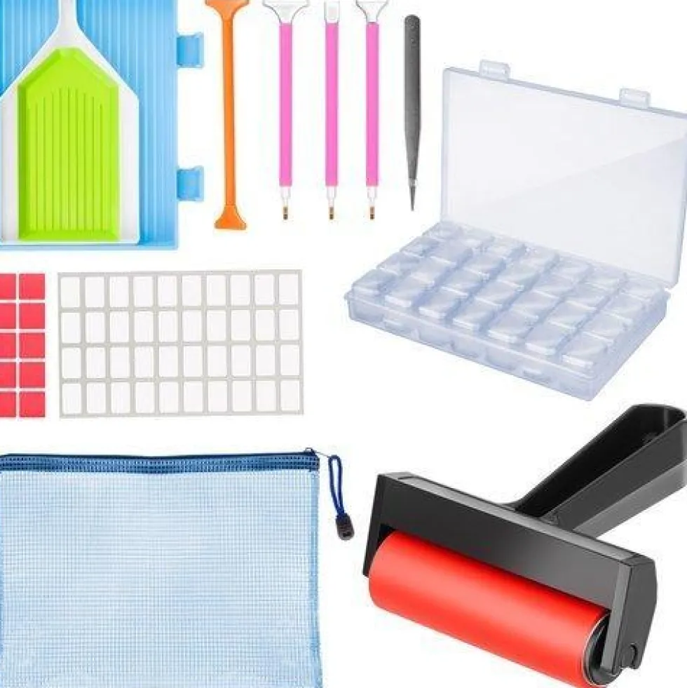 Diamond Painting / Diamantmålning - Set med verktyg