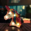 Diamond Painting LED-lampa för barn / Enhörning