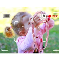 Digitalkamera för Barn Enhörning Rosa