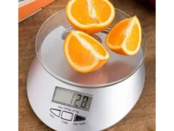 Digital köksvåg 5 kg 1 g LCD härdat glas 19x16 cm