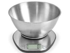 Digital köksvåg med metallskål upp till 5 kg
