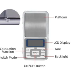 Digital Pocket Scale - Pocket Scale for Jewelry and Spices