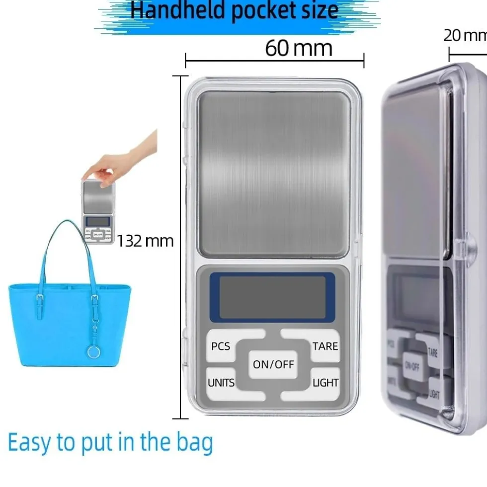 Digital Pocket Scale - Pocket Scale for Jewelry and Spices